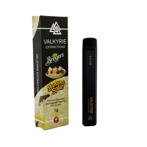 Banana Split Disposable Vape Pen Valkyrie Extractions